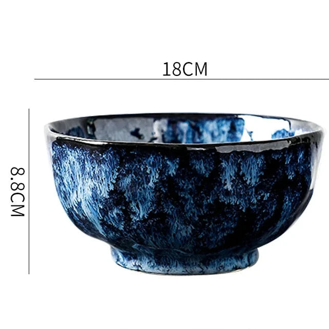 Blue Eclipse 10-Piece Dinnerware Set