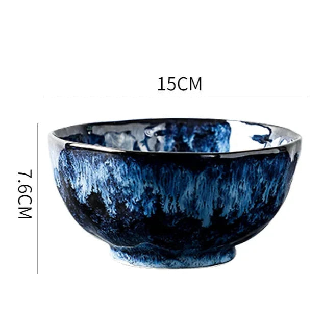Blue Eclipse 10-Piece Dinnerware Set