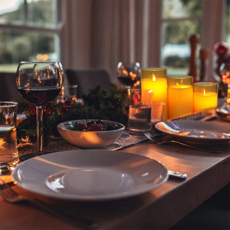 Flameless LED Candle 3-Piece Set