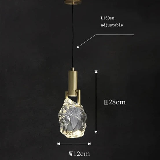 Crystal Drop Pendant Light