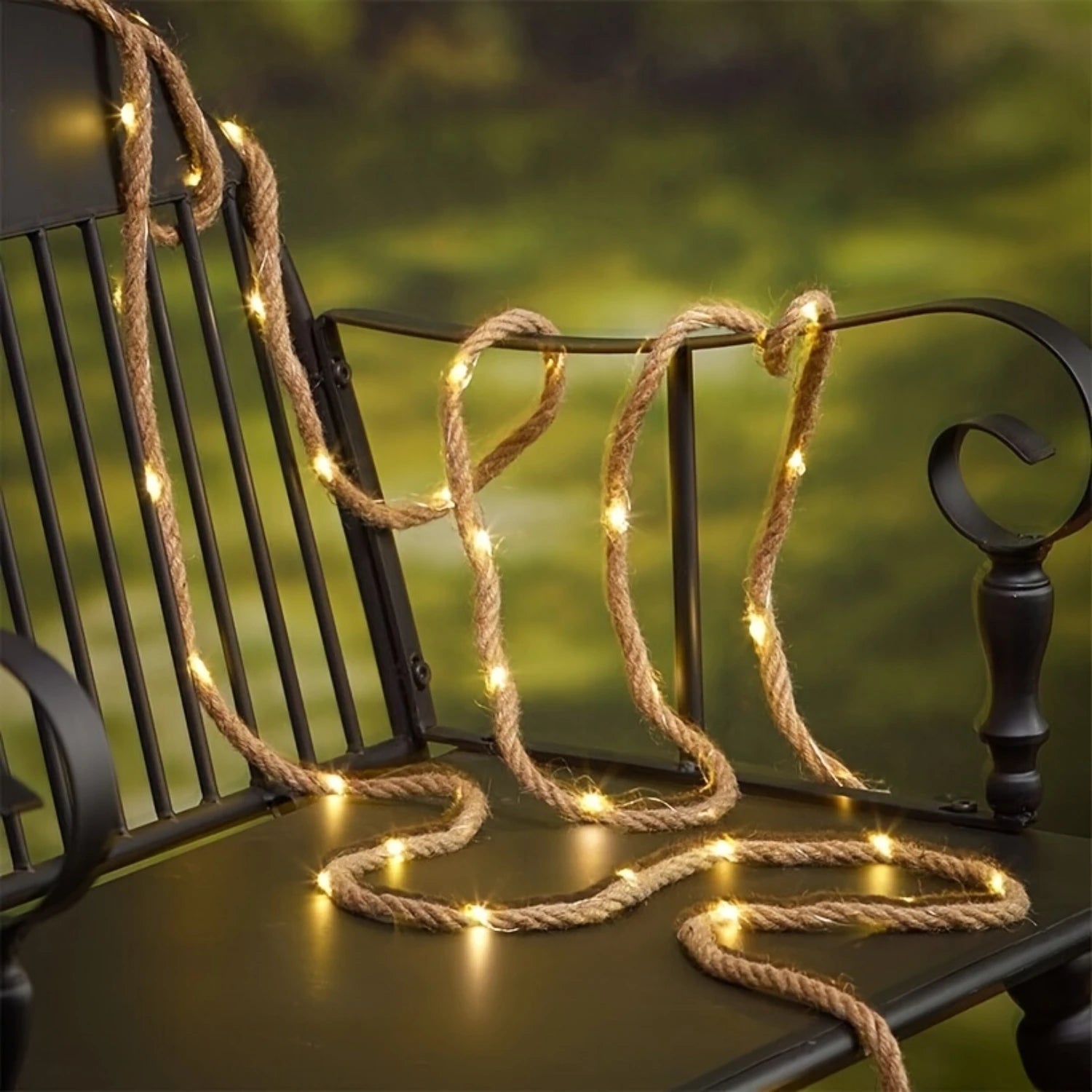 Solar Hemp Rope Light