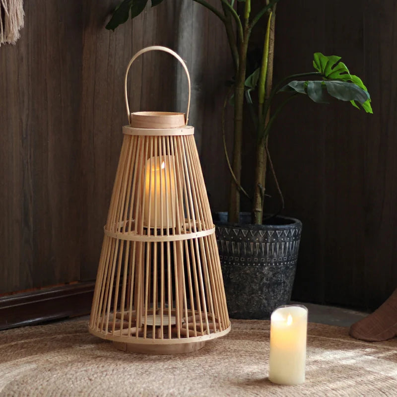 Woven Rattan Lanterns