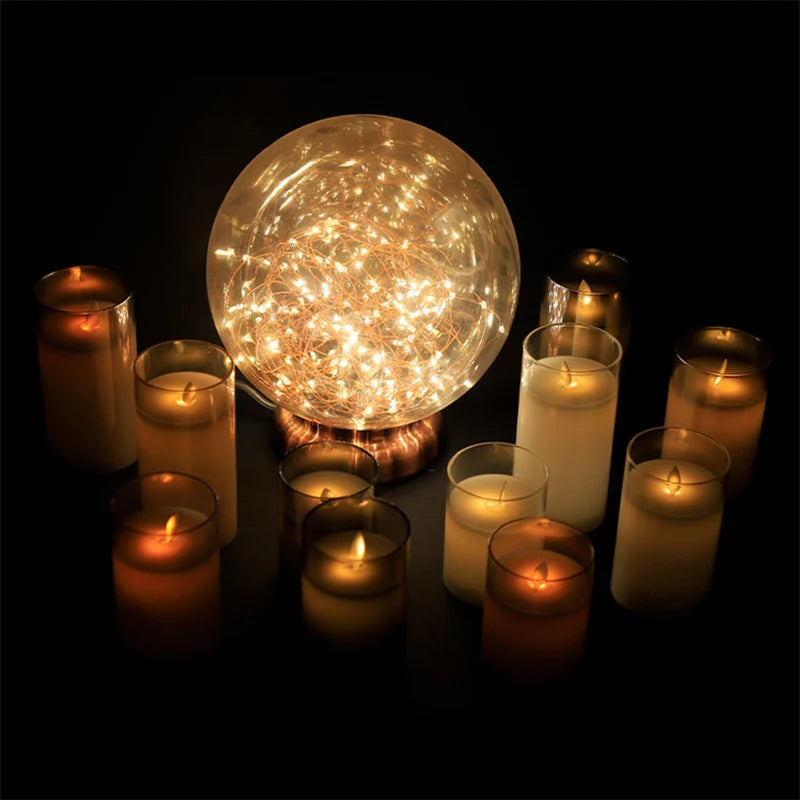 Flameless LED Candle 3-Piece Set