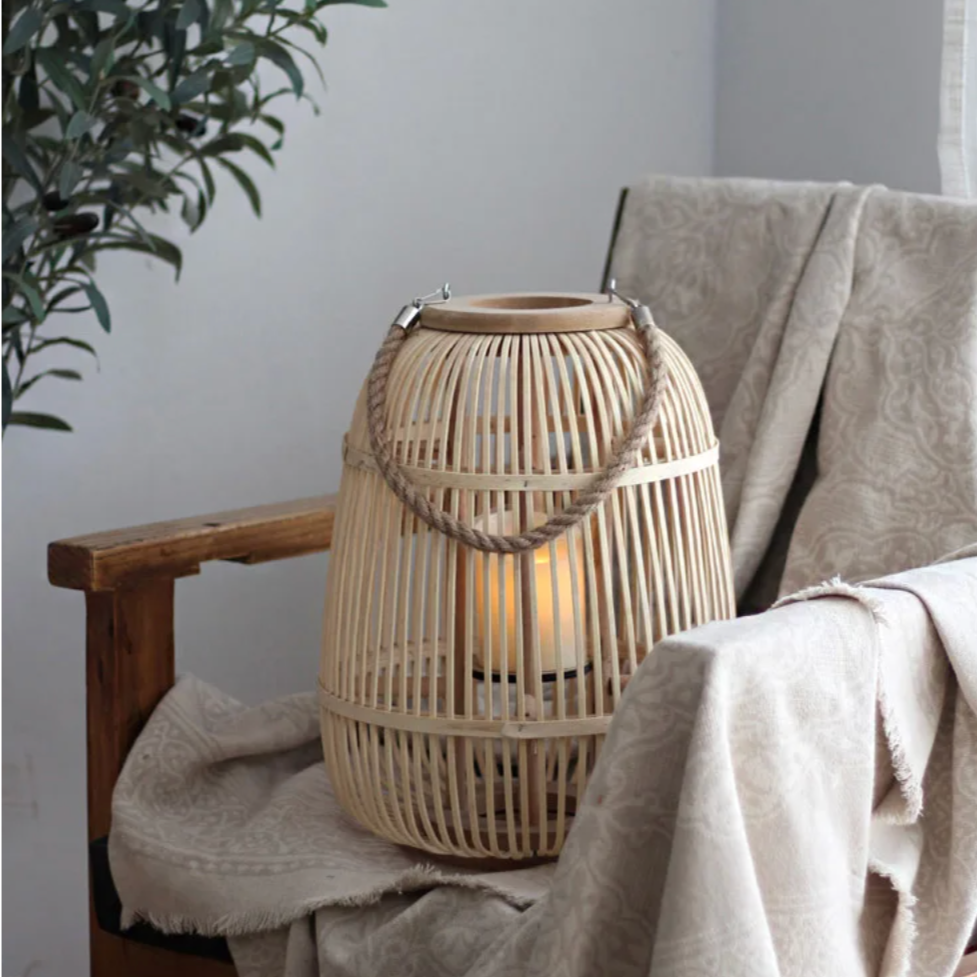 Woven Rattan Lanterns