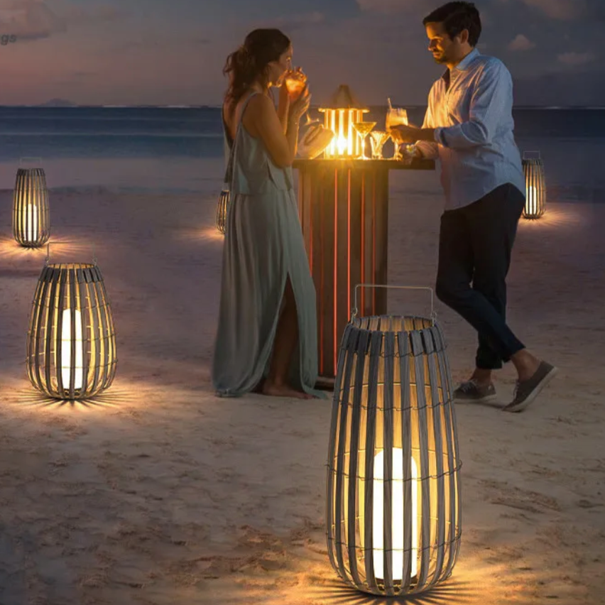 Rattan Outdoor Lights