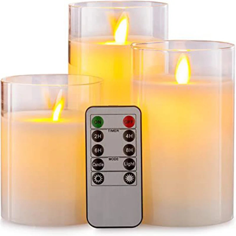 Flameless LED Candle 3-Piece Set