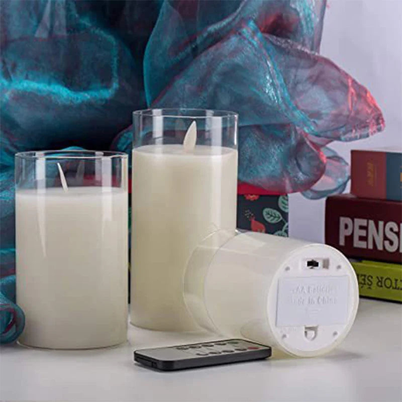 Flameless LED Candle 3-Piece Set