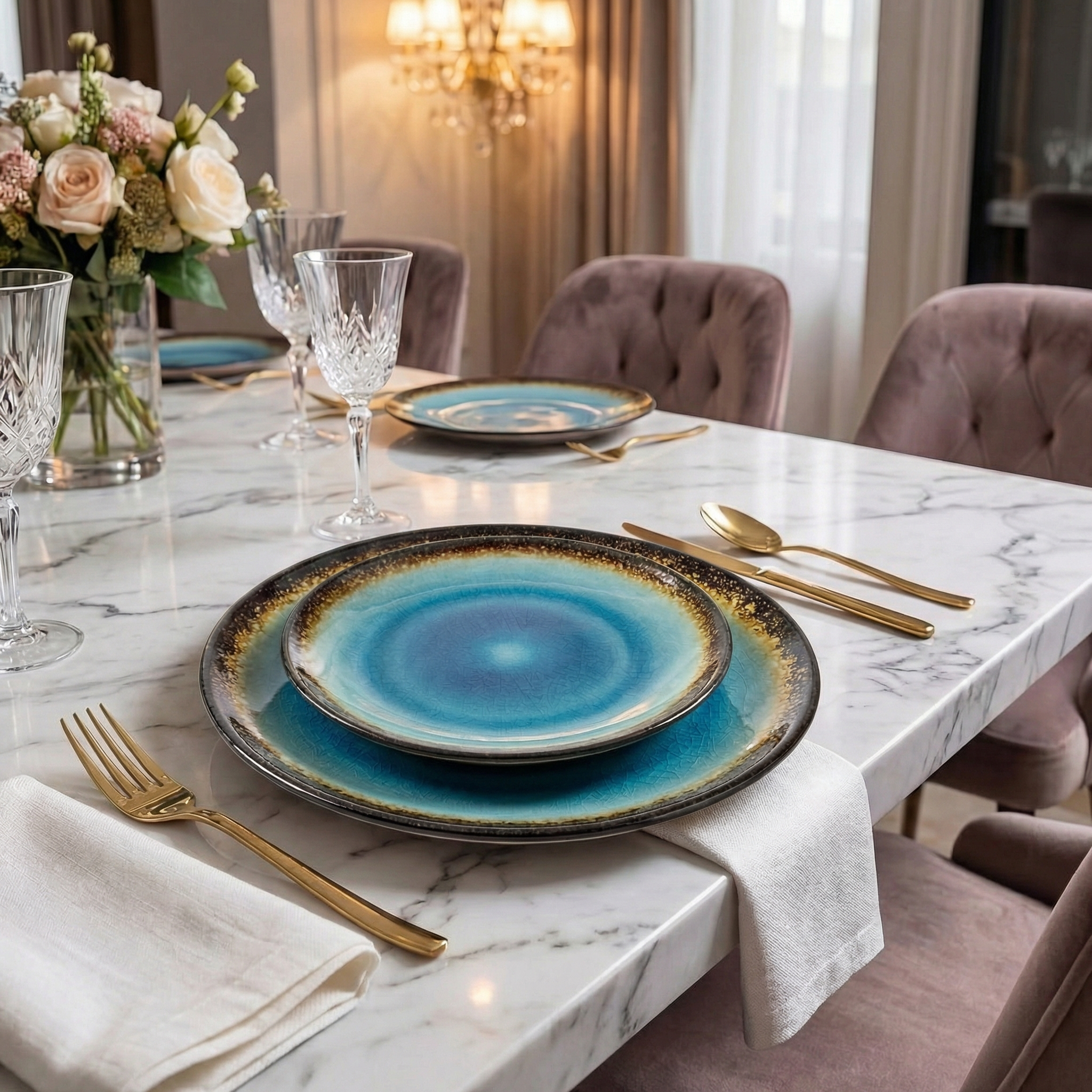 Cascade 8-Piece Plate Set – West Sombrio