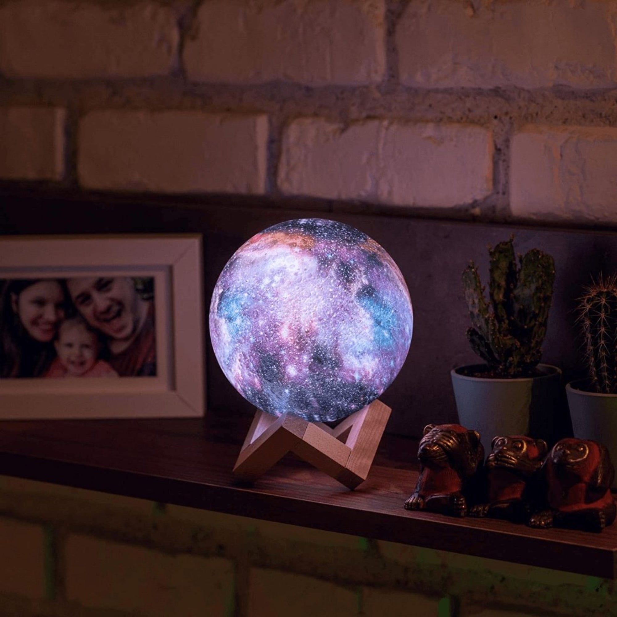 Portable Galaxy Moon Lamp