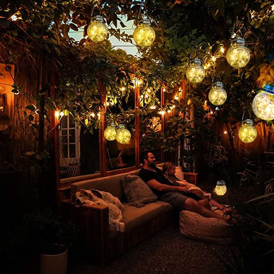 Solar Glass Glow Lantern