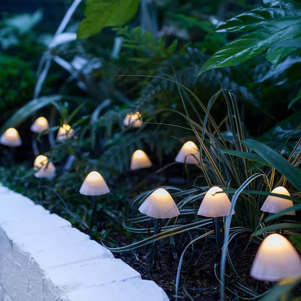 Solar Mushroom Outdoor Lights