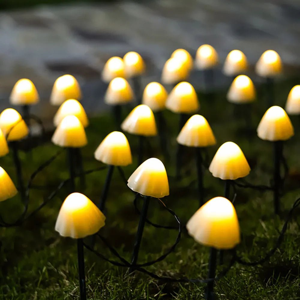 Solar Mushroom Outdoor Lights